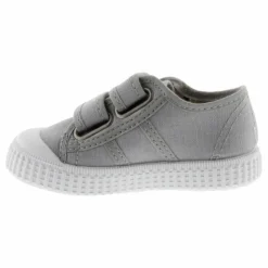 Baskets Scratchs Tiras Lona | Gris