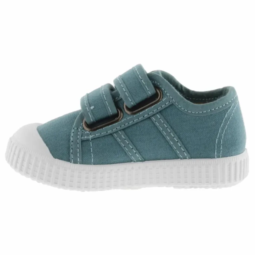 Baskets Scratchs Tiras Lona | Bleu