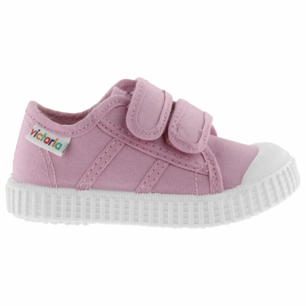 Baskets Scratchs Tiras Lona | Rose bonbon