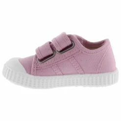 Baskets Scratchs Tiras Lona | Rose bonbon