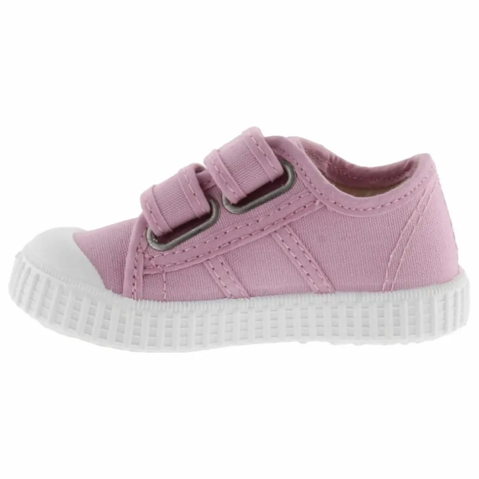 Baskets Scratchs Tiras Lona | Rose bonbon
