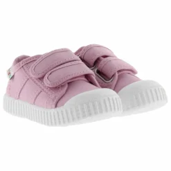 Baskets Scratchs Tiras Lona | Rose bonbon
