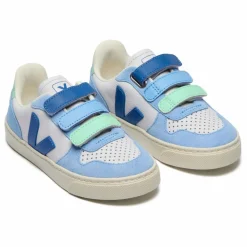Baskets Scratchs V-10 | Bleu ciel