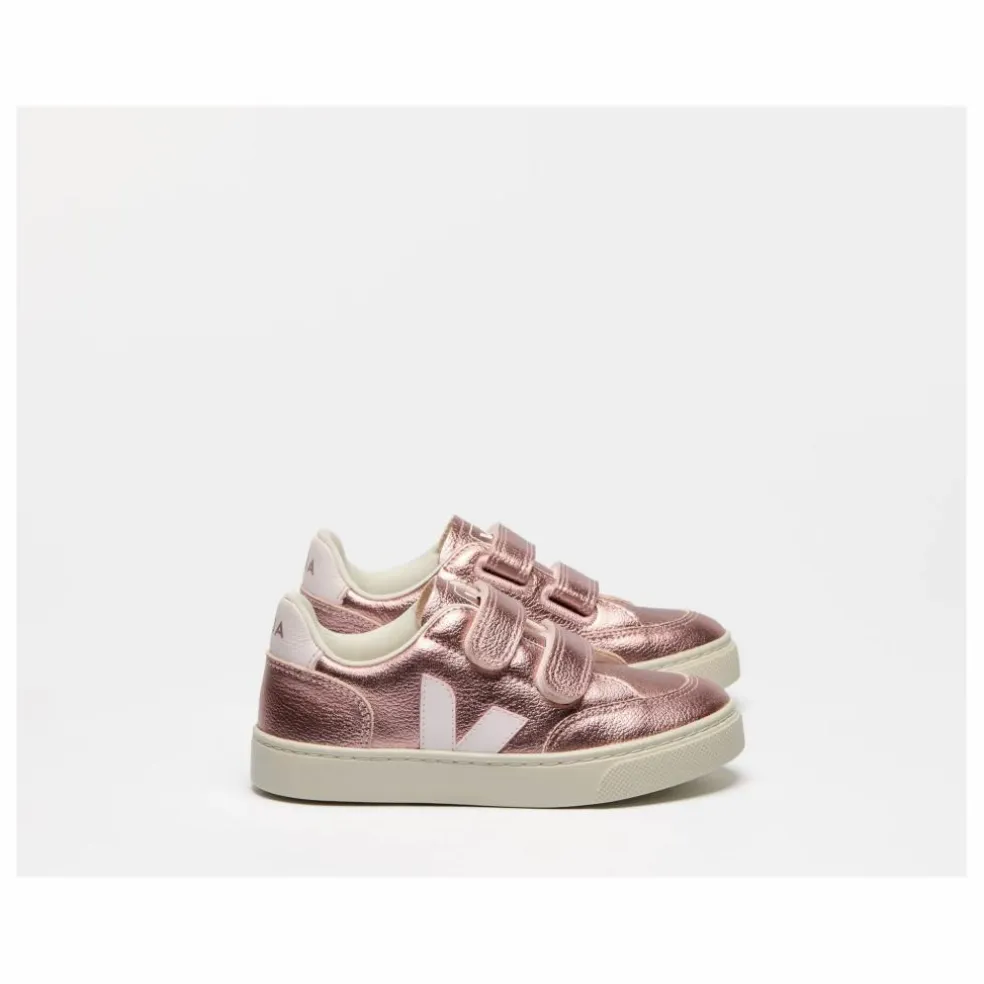 Baskets Scratchs V-12 | Or rose