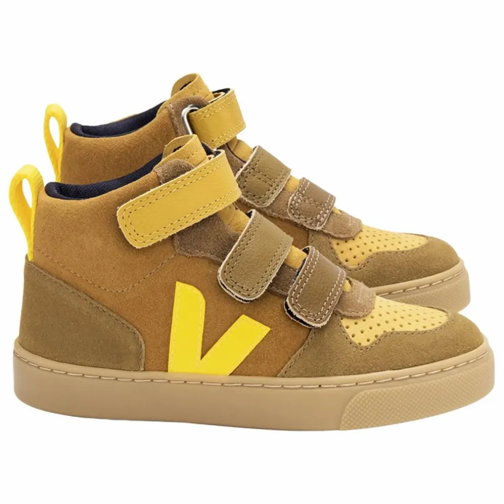 Baskets Scratchs V-10 Mid Suede | Camel