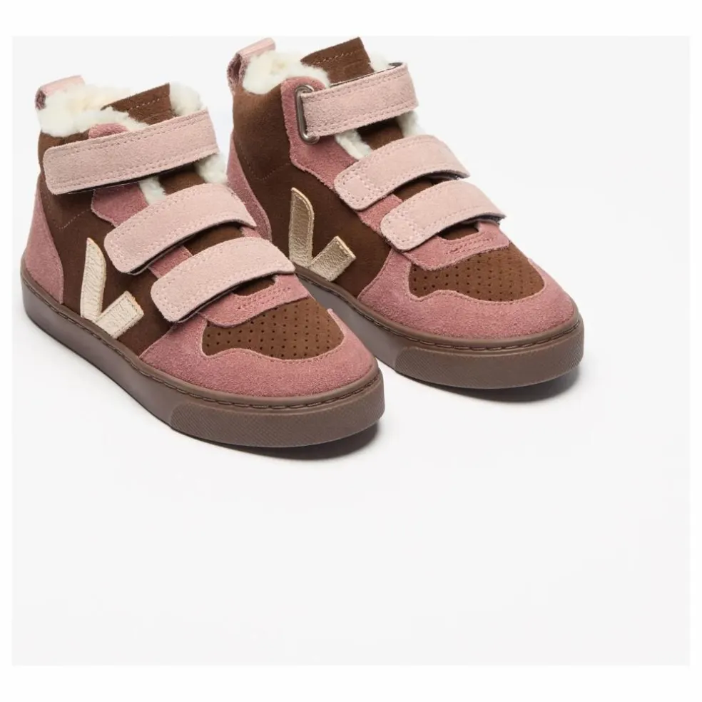 Baskets Scratchs V-10 Mid Winter Suede | Vieux Rose