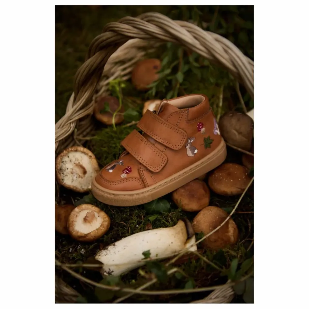 Baskets Scratchs Woodland - Collection Uniqua | Cognac