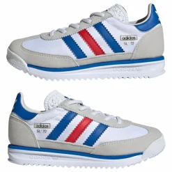 Baskets SL 72 RS Lacets Elastiqués | Blanc