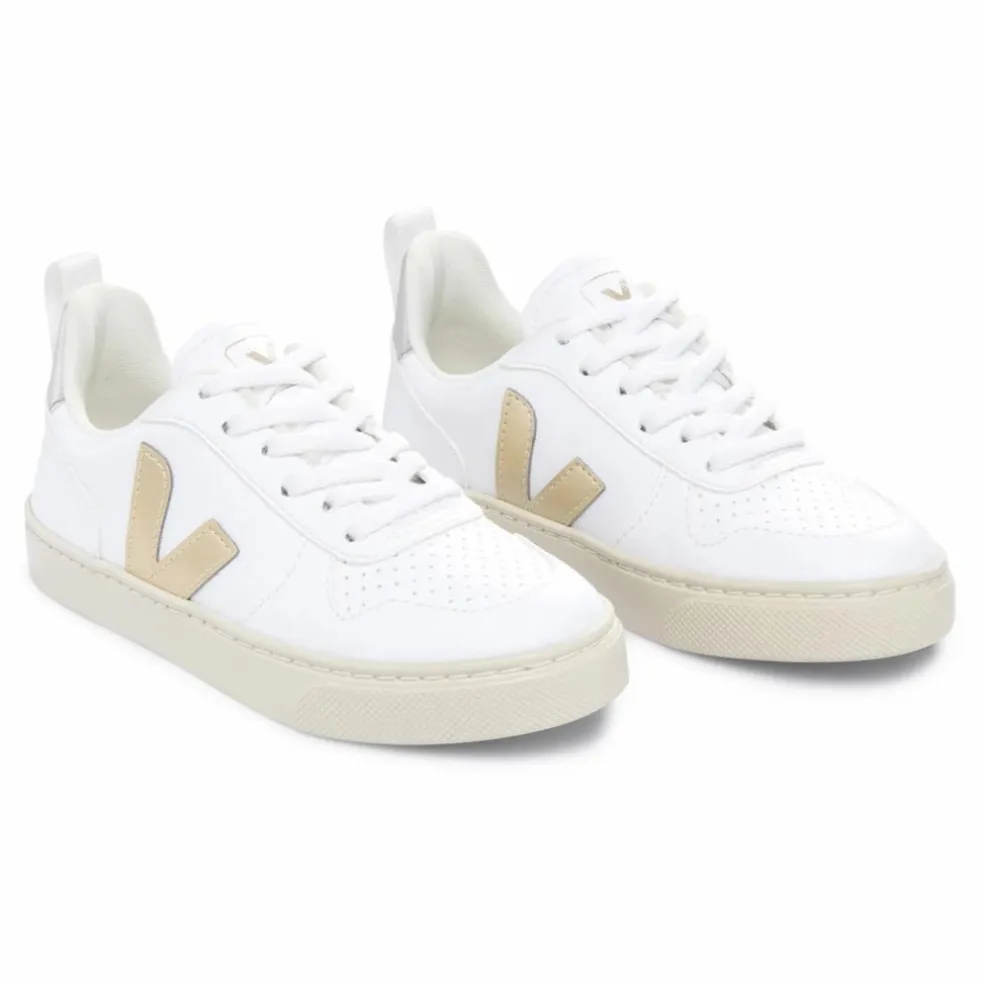 Baskets V-10 Lacets | Doré