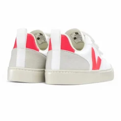 Baskets V-10 Scratchs Cuir | Rose