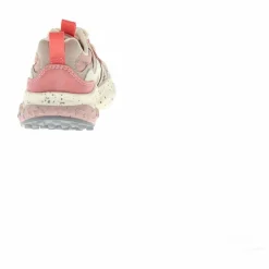 Baskets Yamano 3 Lacets Cuir Eco et Nylon | Rose