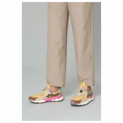 Baskets Yamano 3 Suède et Nylon | Jaune moutarde