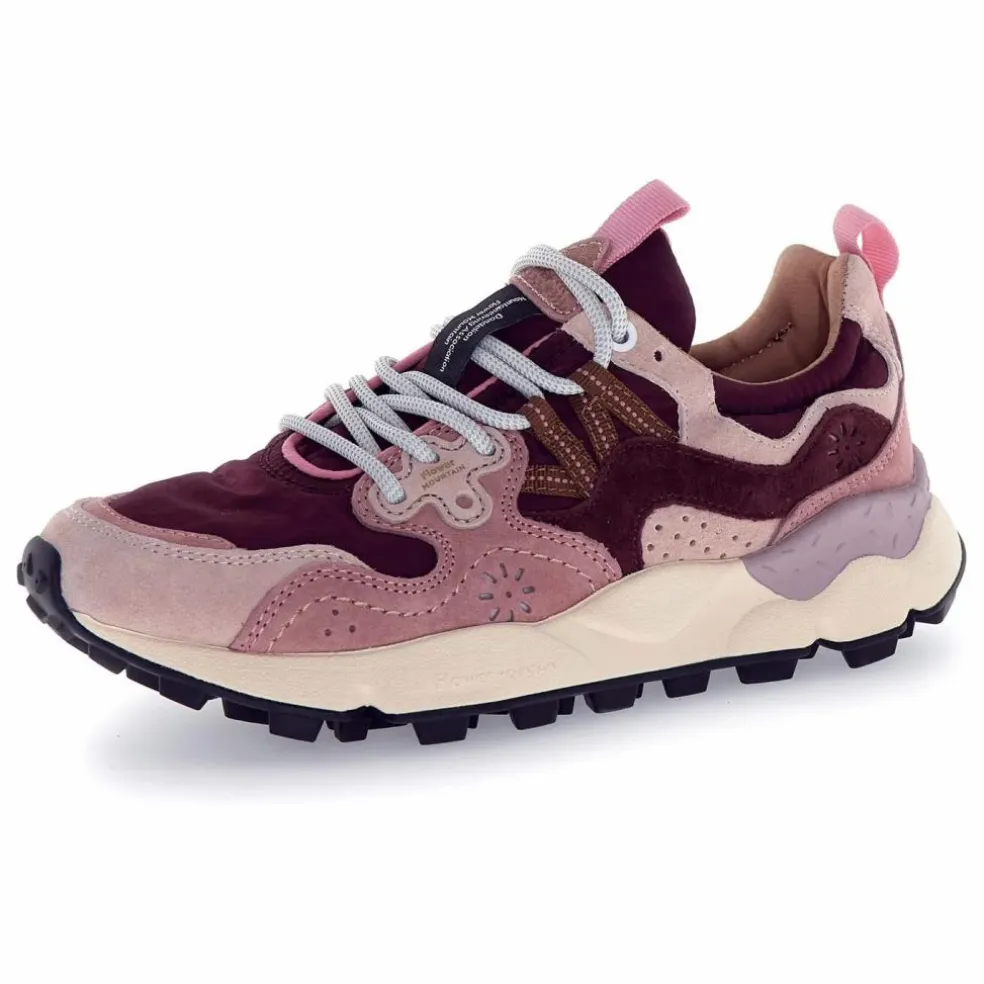 Baskets Yamano 3 Suède et Nylon | Vieux Rose