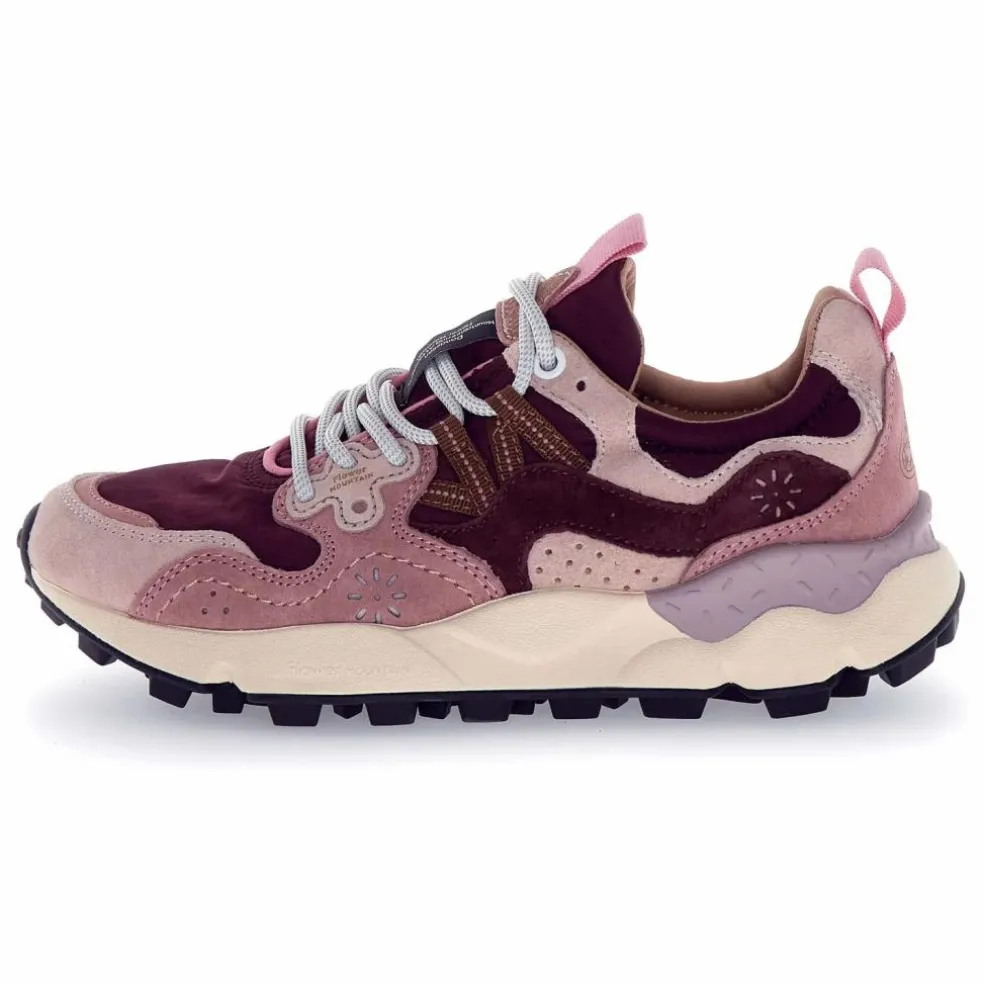 Baskets Yamano 3 Suède et Nylon | Vieux Rose