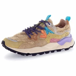 Baskets Yamano 3 Suède et Teddy | Beige
