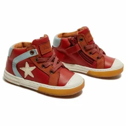 Baskets Zip Holger | Rouge