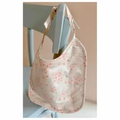 Bavoir Anna May | Rose poudré