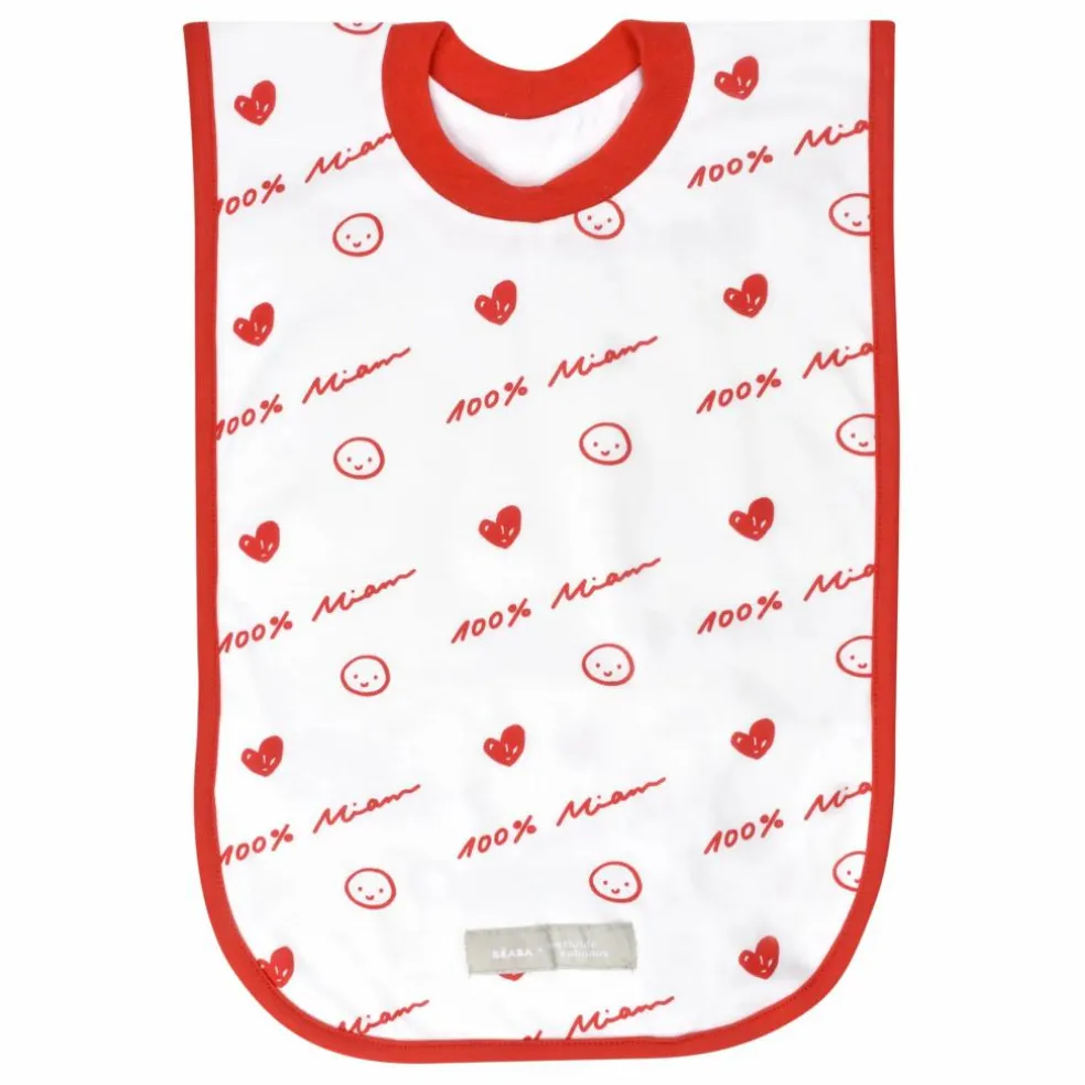 Bavoir en coton - Edition limitée Mathilde Cabanas | Rouge