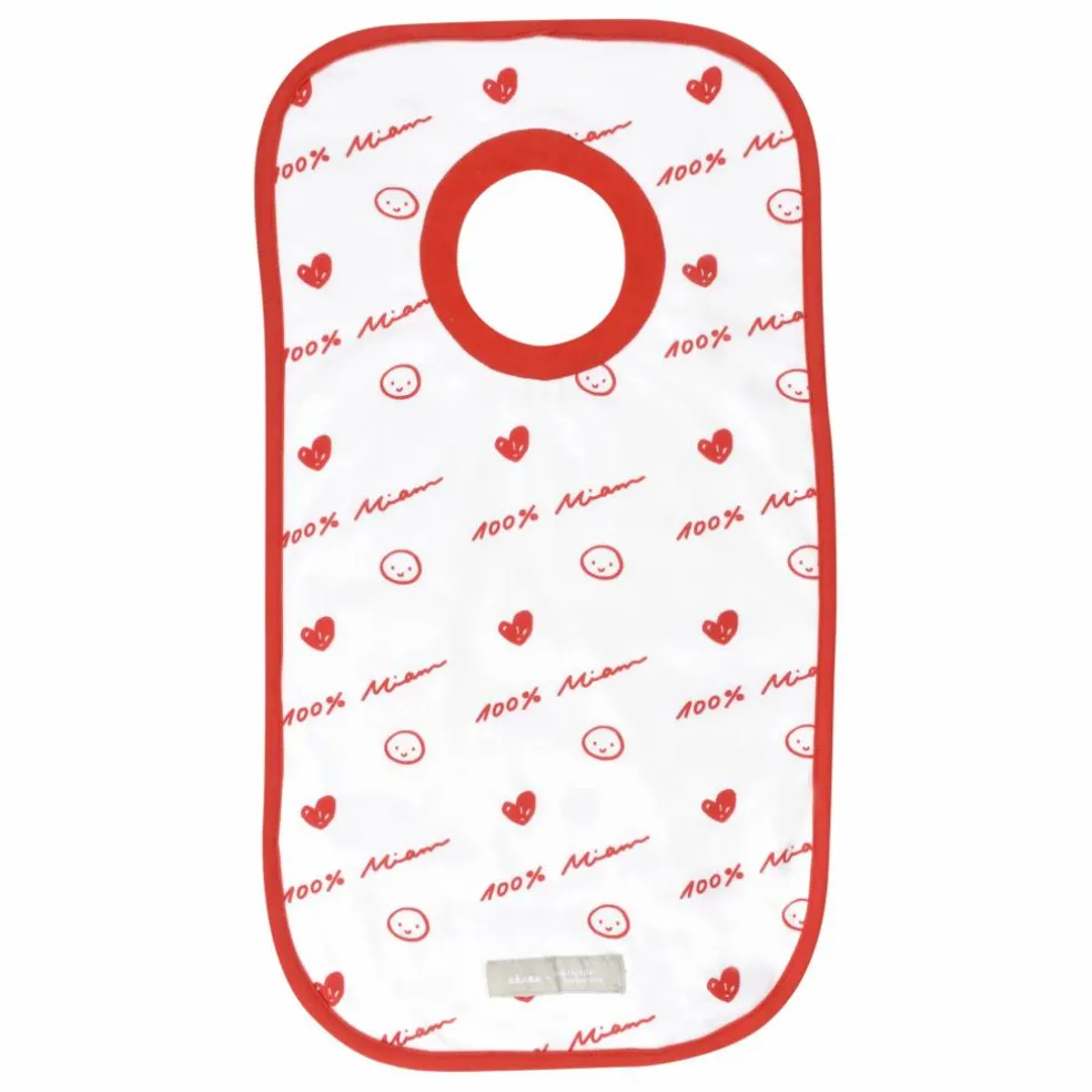 Bavoir en coton - Edition limitée Mathilde Cabanas | Rouge