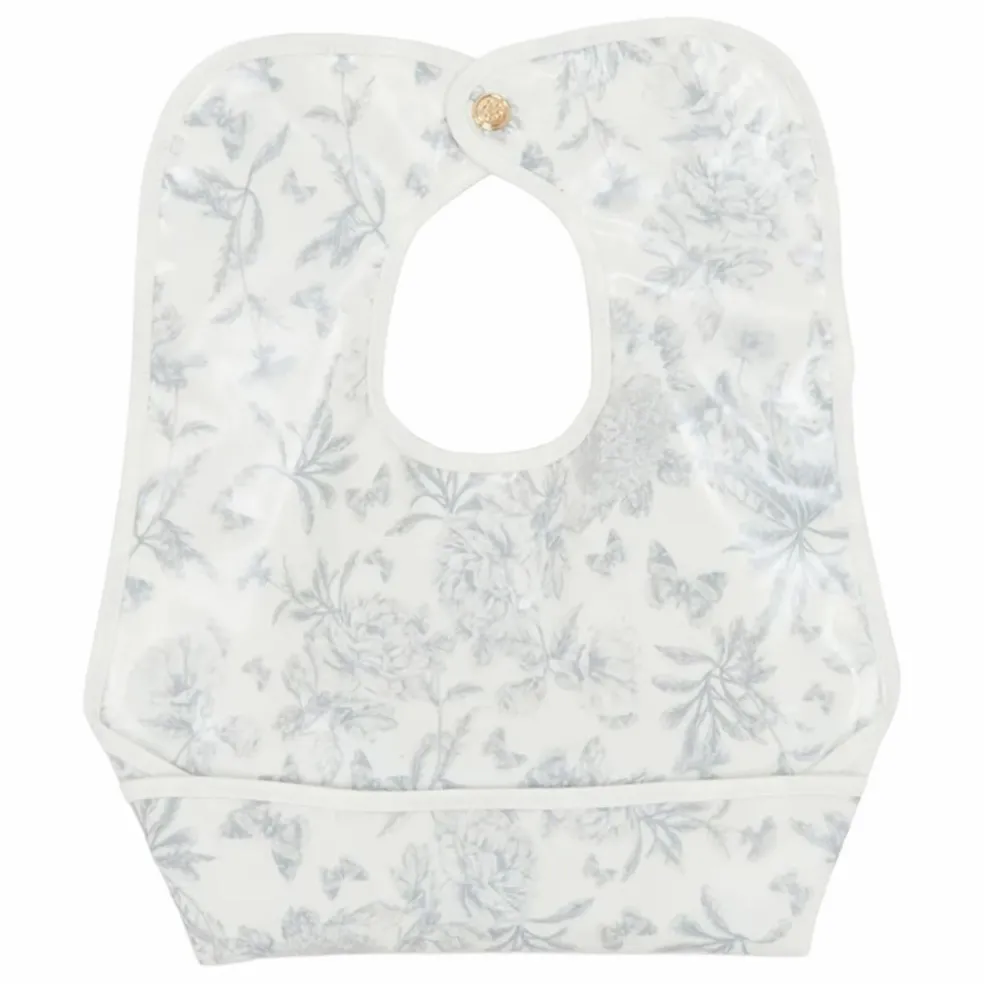 Bavoir enduit Toile de Jouy | Gris