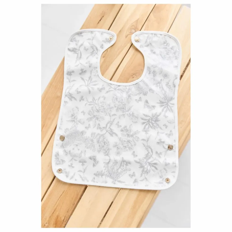Bavoir enduit Toile de Jouy | Gris