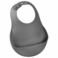 Bavoir silicone | Gris anthracite