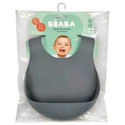 Bavoir silicone | Gris anthracite