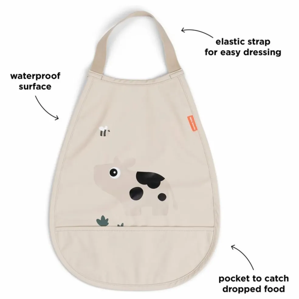 Bavoir Tiny Farm | Sable