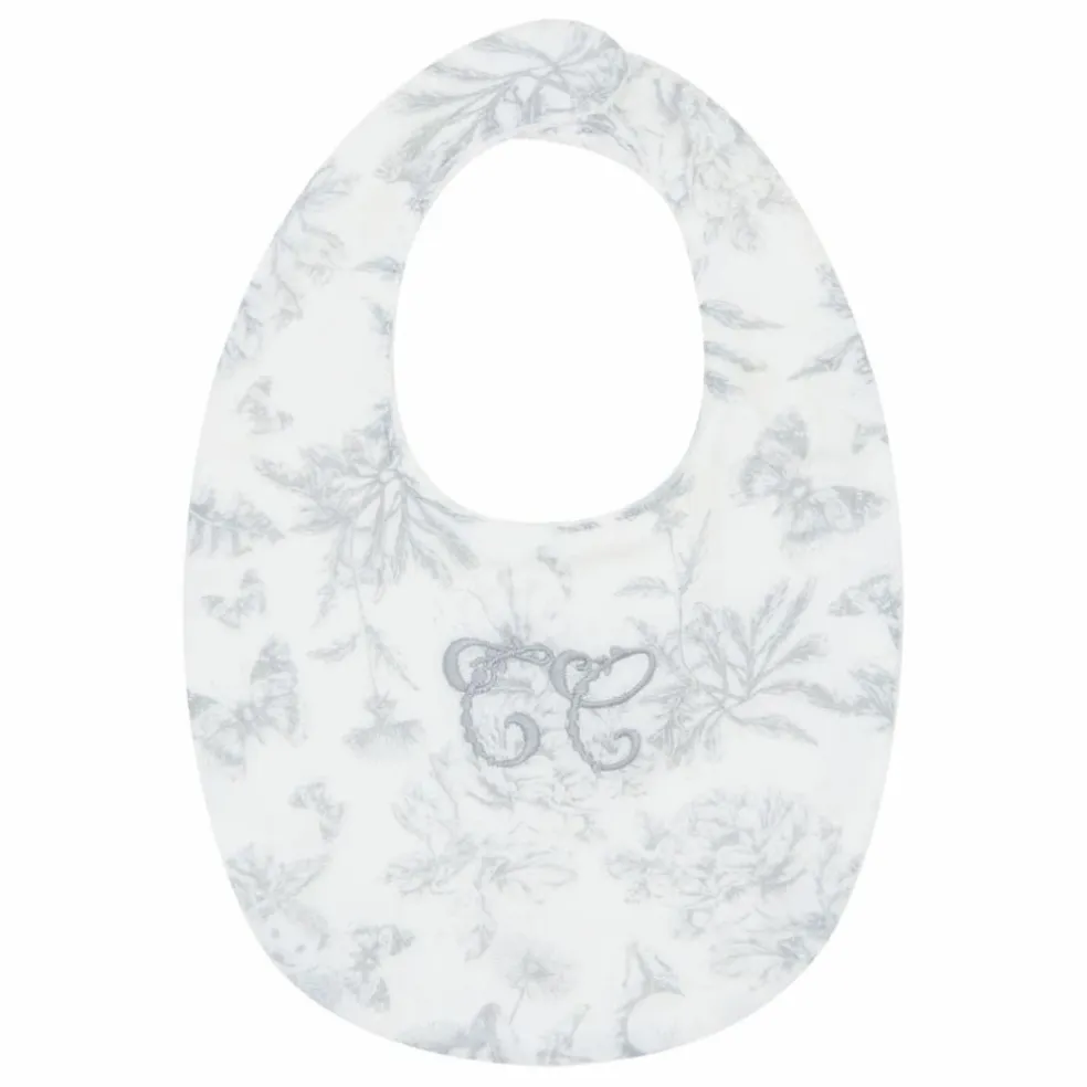 Bavoir Toile de Jouy | Gris