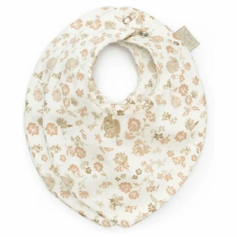 Bavoirs bandana Augusta - Set de 2 | Rose pêche