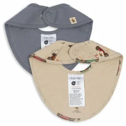 Bavoirs bandana Grand Prix - Set de 2 | Bleu