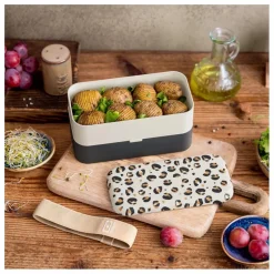 Bento 2 compartiments Original | Léopard