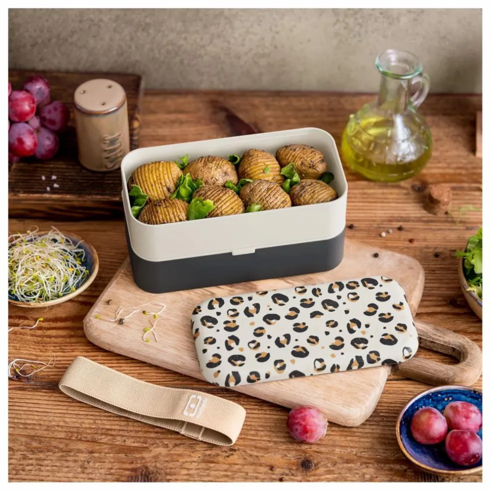 Bento 2 compartiments Original | Léopard