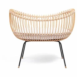 Berceau Lola en rotin - Liens coton