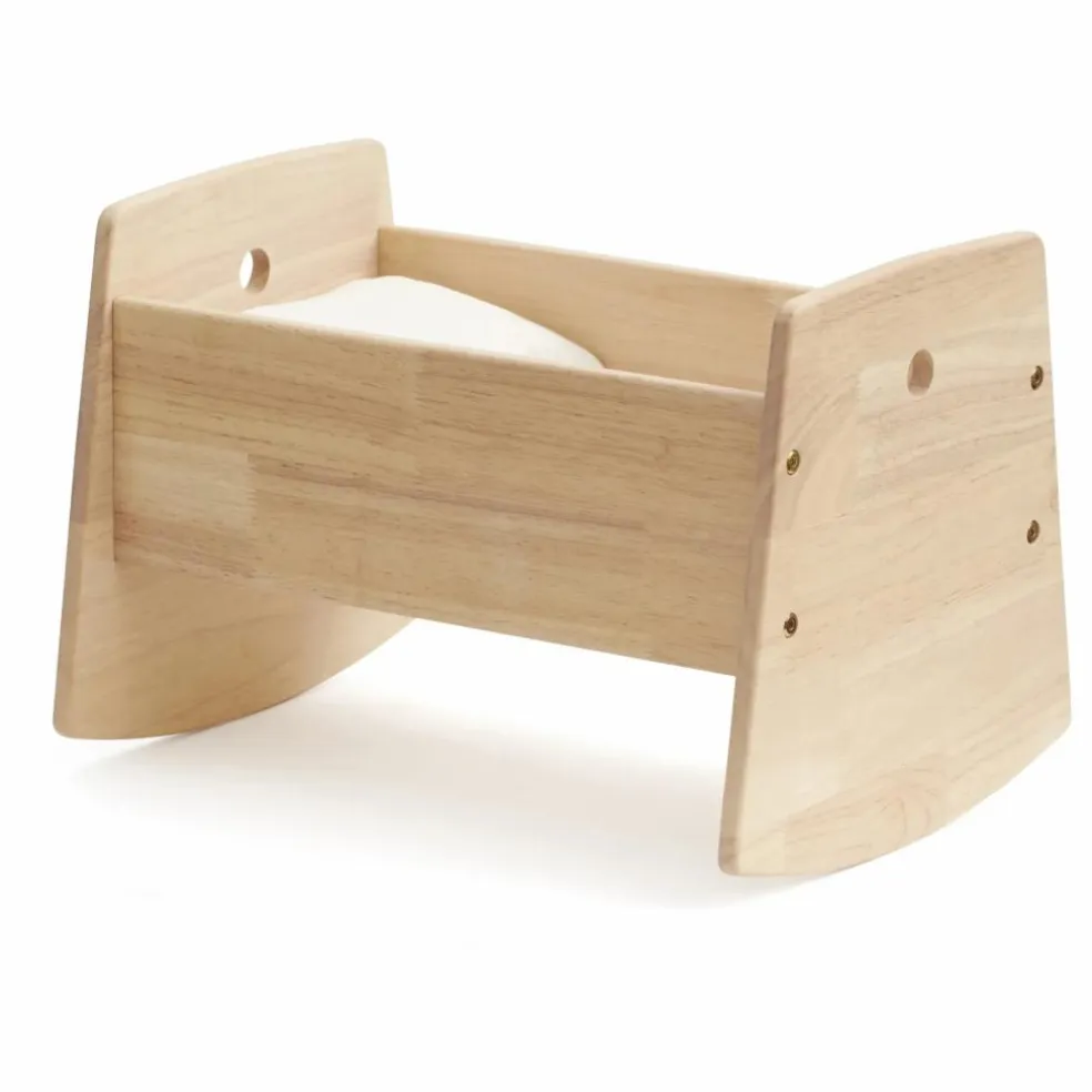 Berceau pour poupée en bois