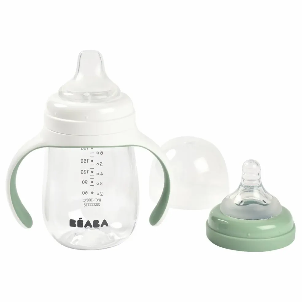 Biberon d'apprentissage 2 en 1- 240 ml | Sauge