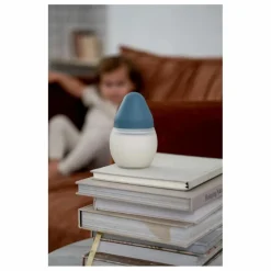 Biberon en silicone médical et tétine physiologique | Bleu gris