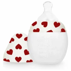 Biberon en silicone médical et tétine physiologique Full of Love