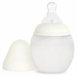Biberon en silicone médical et tétine physiologique