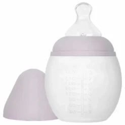 Biberon en silicone médical et tétine physiologique | Lilas