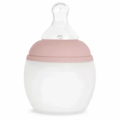 Biberon en silicone médical et tétine physiologique | Blush