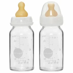 Biberons en verre borosilicate 120ml - Lot de 2