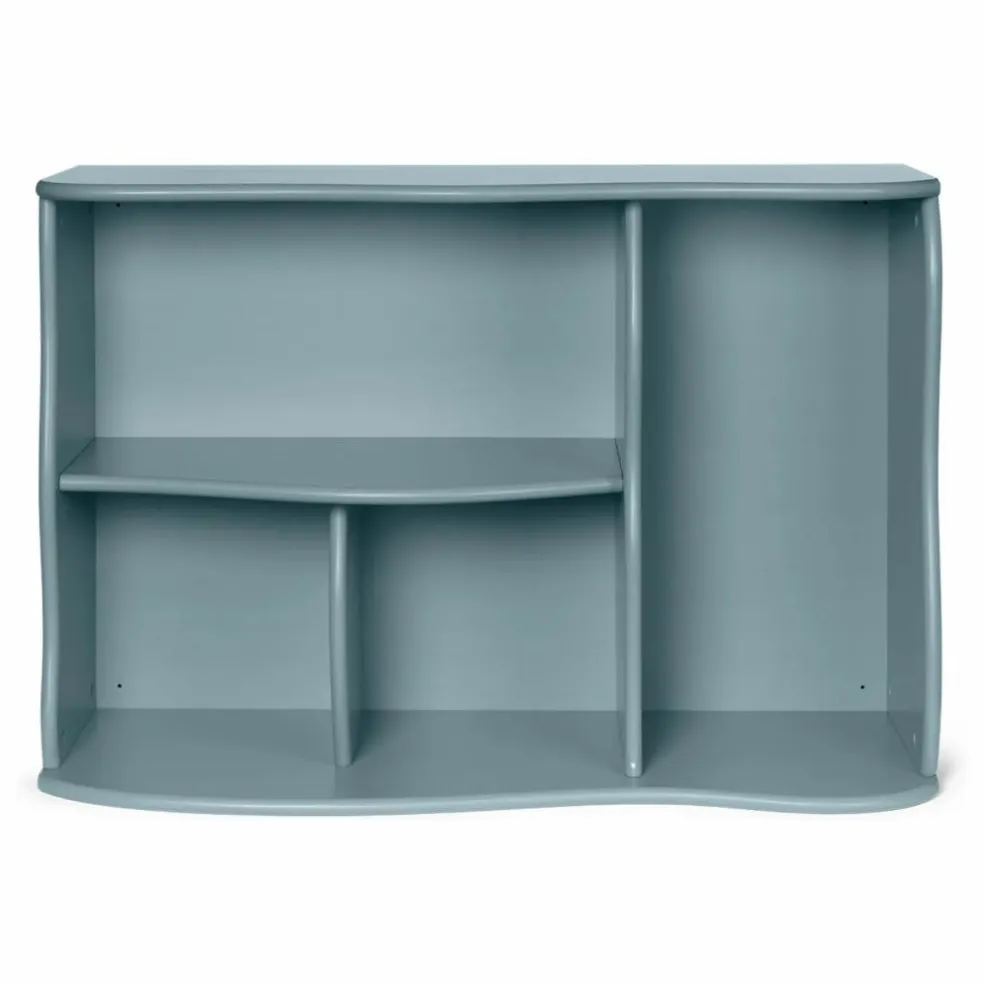 Bibliothèque Slope | Bleu gris