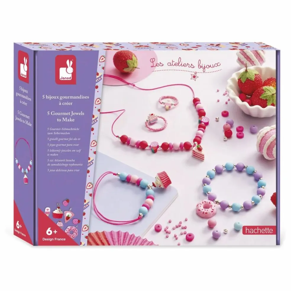 Bijoux Gourmandise à créer - Janod x Hachette