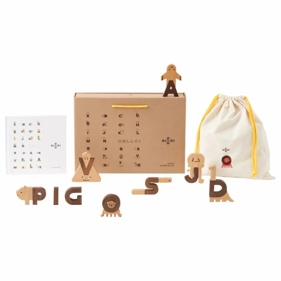 Blocs alphabet en bois