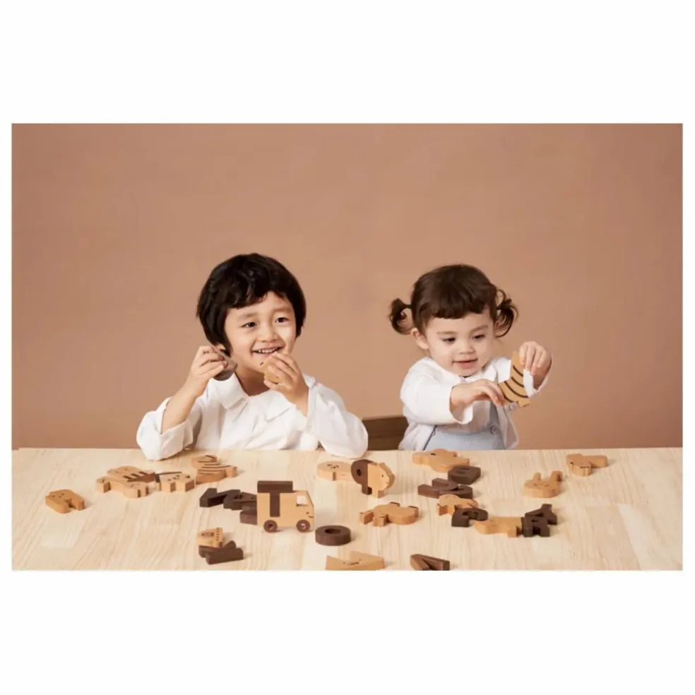 Blocs alphabet en bois