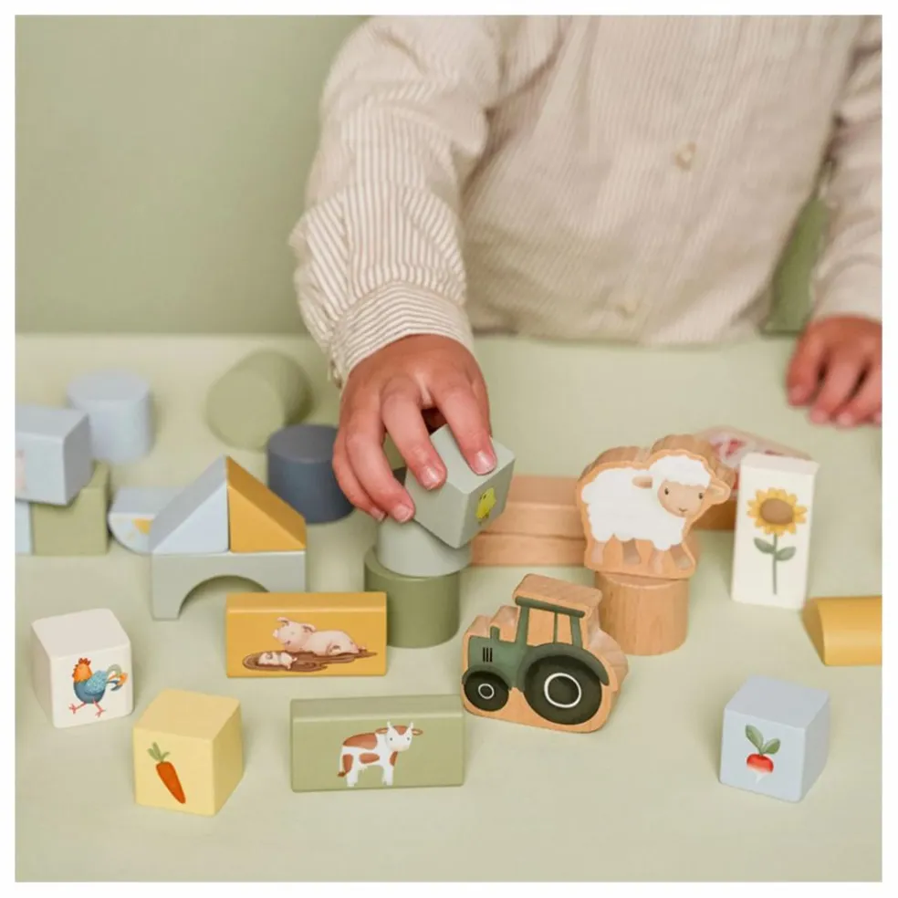 Blocs de construction en bois FSC - Little Farm