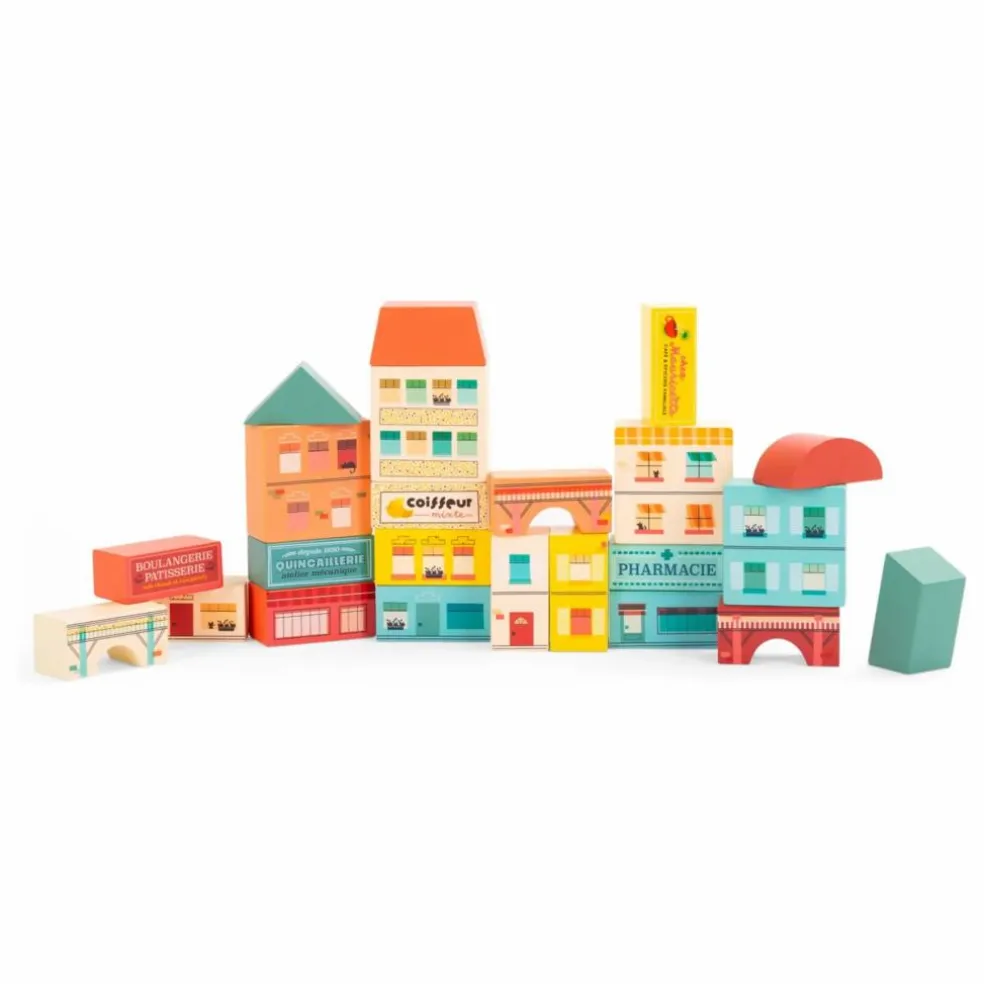Blocs de construction village Avenue du Moulin