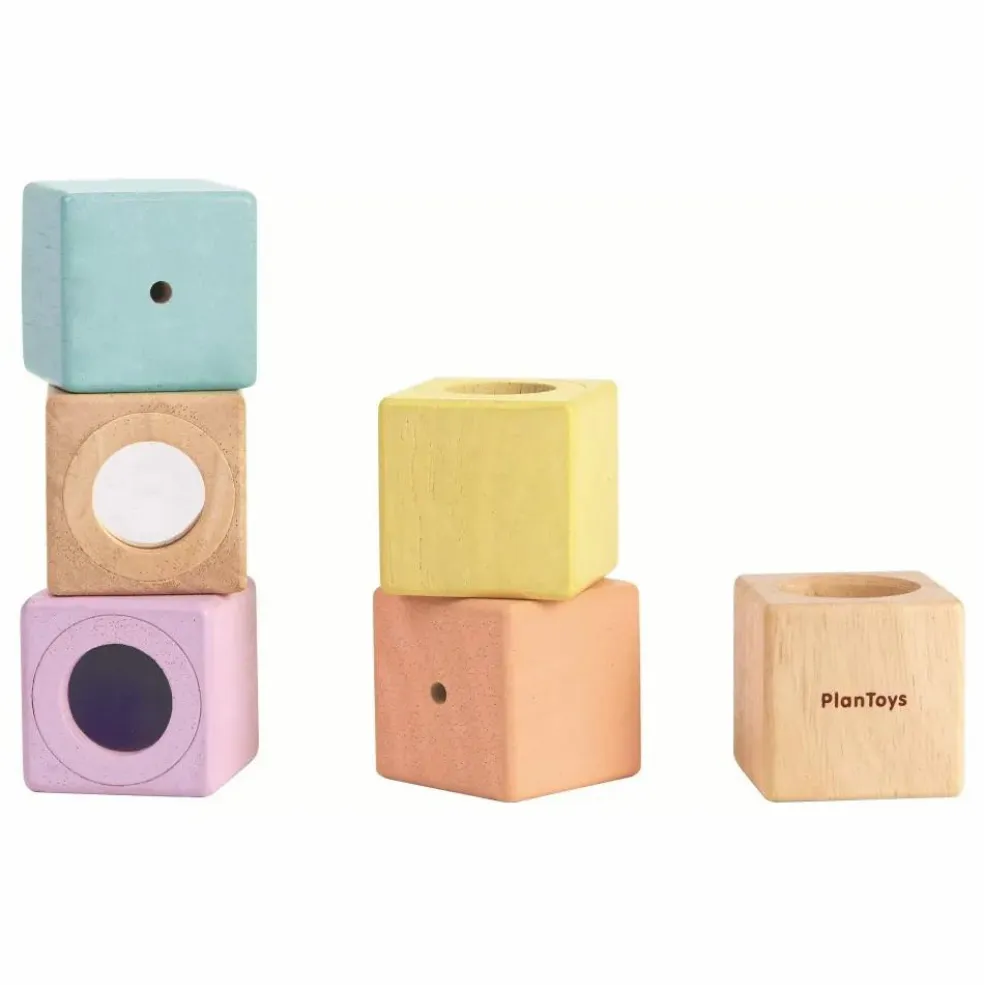 Blocs sensoriels pastel - Set de 6