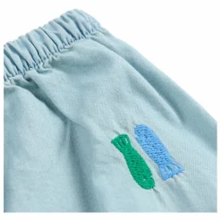 Bloomer Lucky Fish Brodé | Bleu ciel